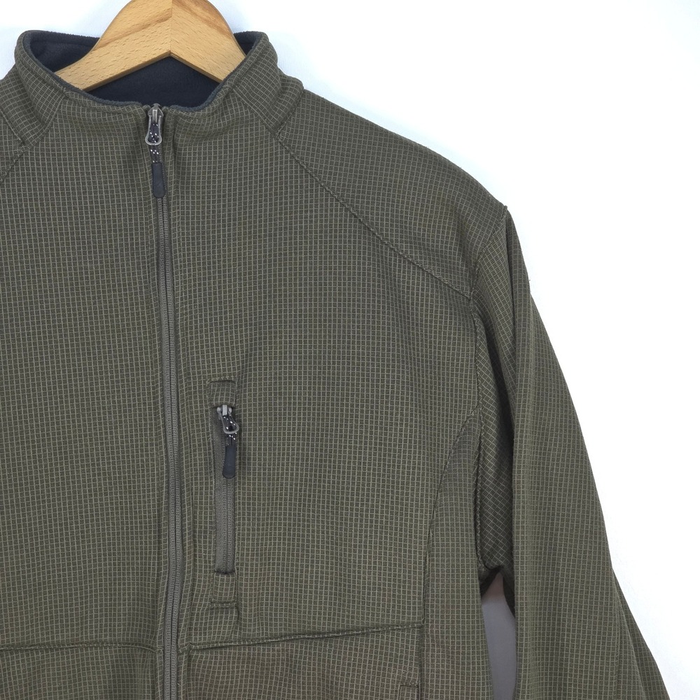 10,000 Ft Above Sea Level Fleece Jacket Mens Large Gorp Checked Full Zip Outdoor - Picture 9 of 15